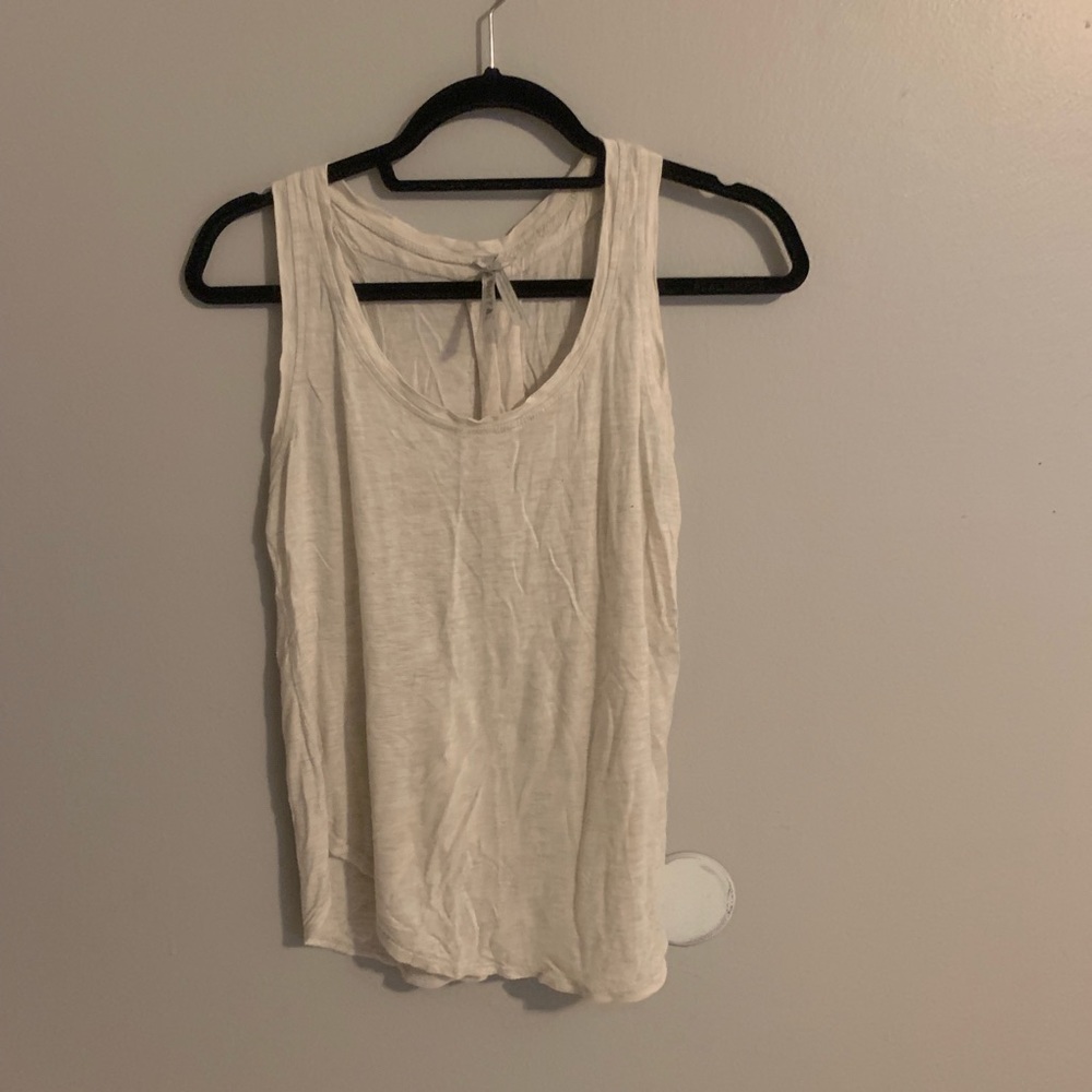 Cream colored tank top
